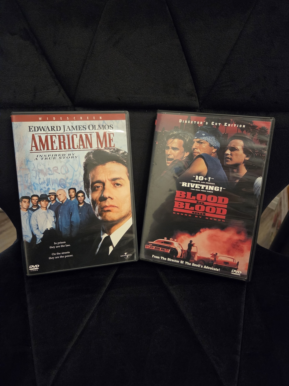 American Me & Blood In Blood Out DVD Movie Set